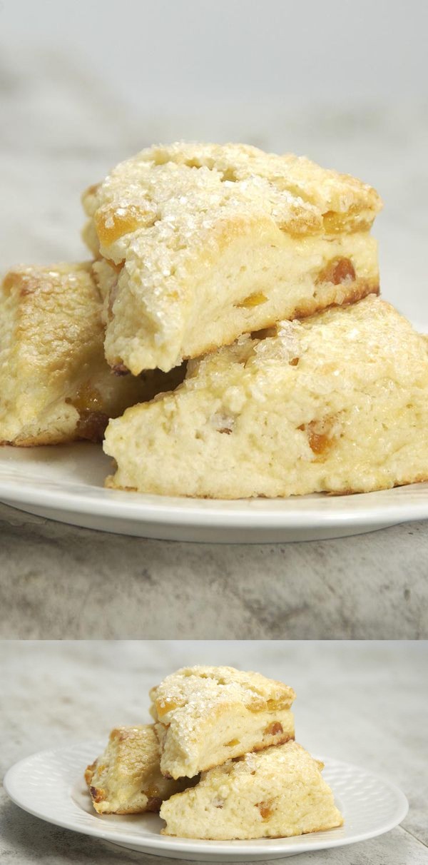 Apricot Cream Cheese Scones