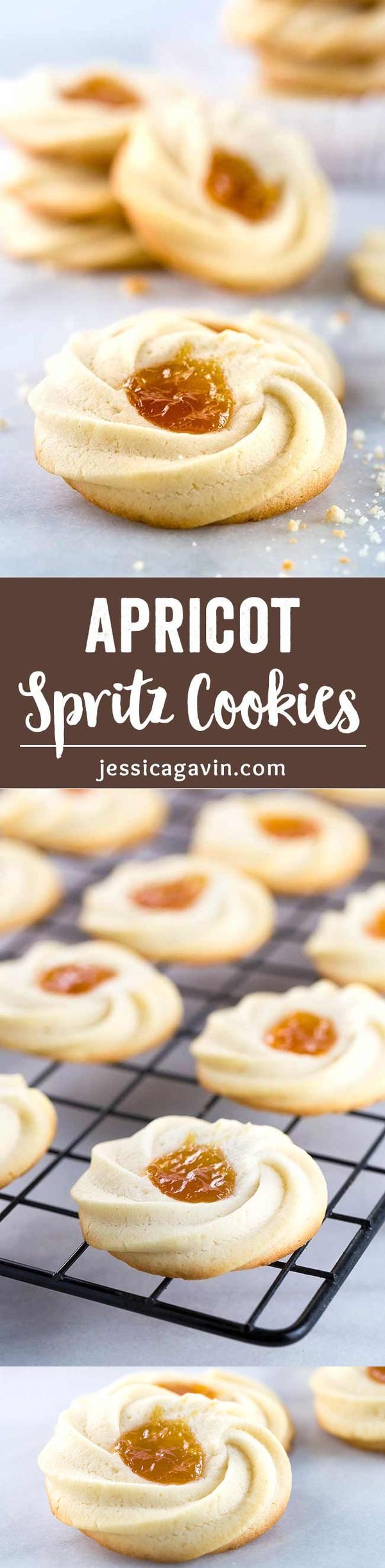 Apricot Spritz Cookie