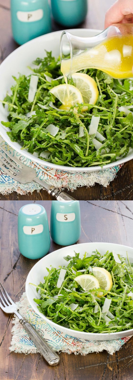 Arugula Salad with Lemon Vinaigrette