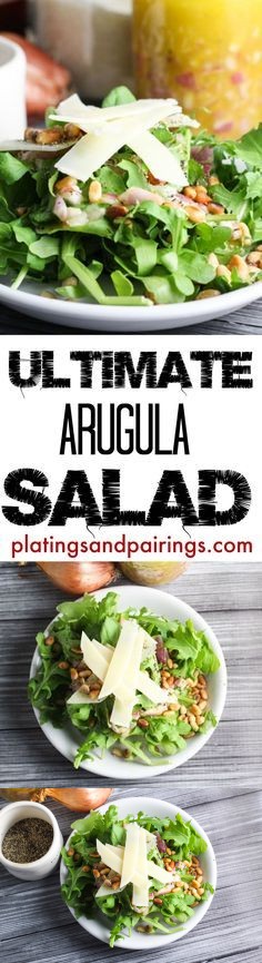 Arugula Salad with Red Wine Vinaigrette