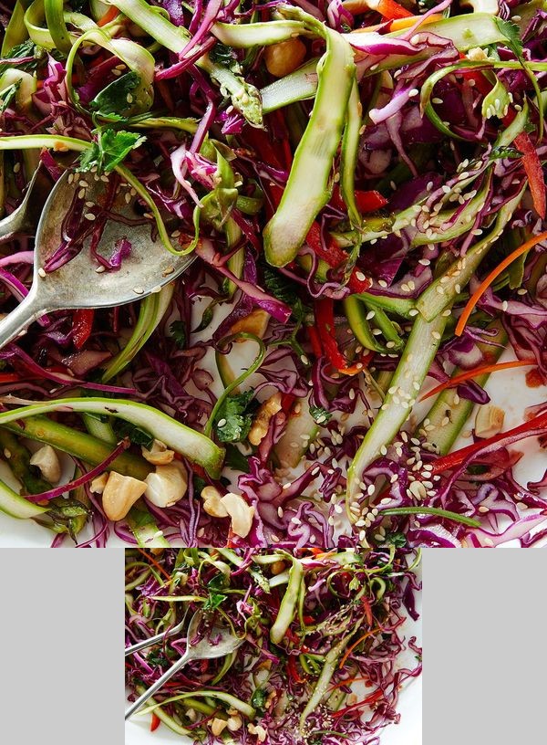 Asian Asparagus Slaw