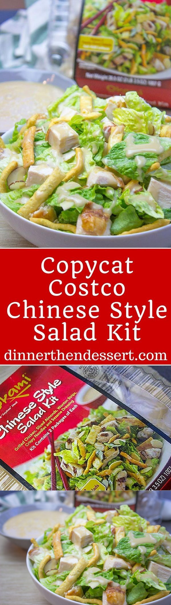 Asian Chicken Salad with Sesame Dressing (Costco Copycat