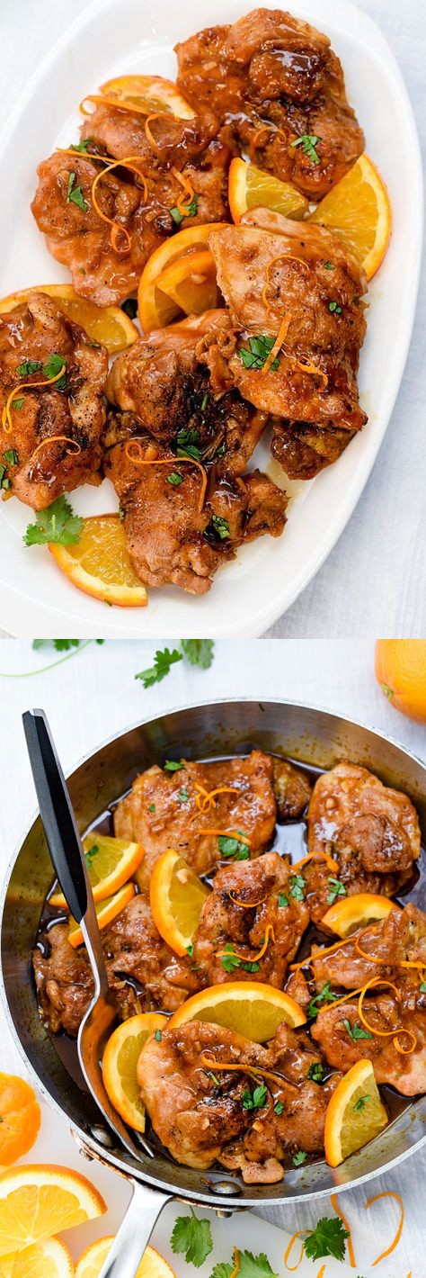 Asian Glazed Orange Chicken