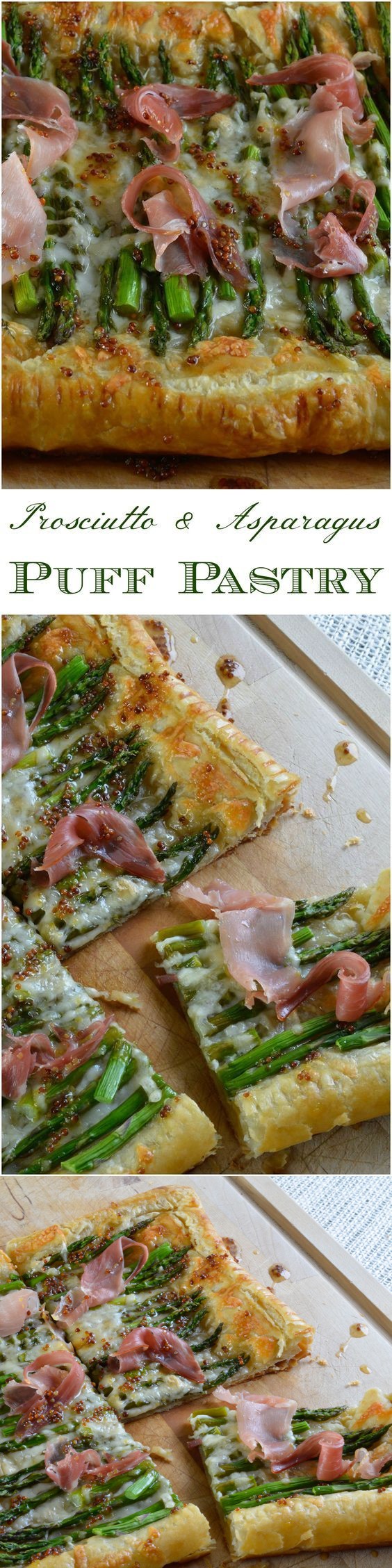 Asparagus and Prosciutto Puff Pastry