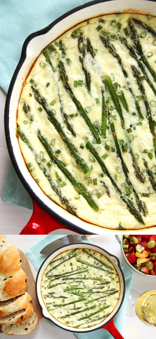 Asparagus Goat Cheese Frittata