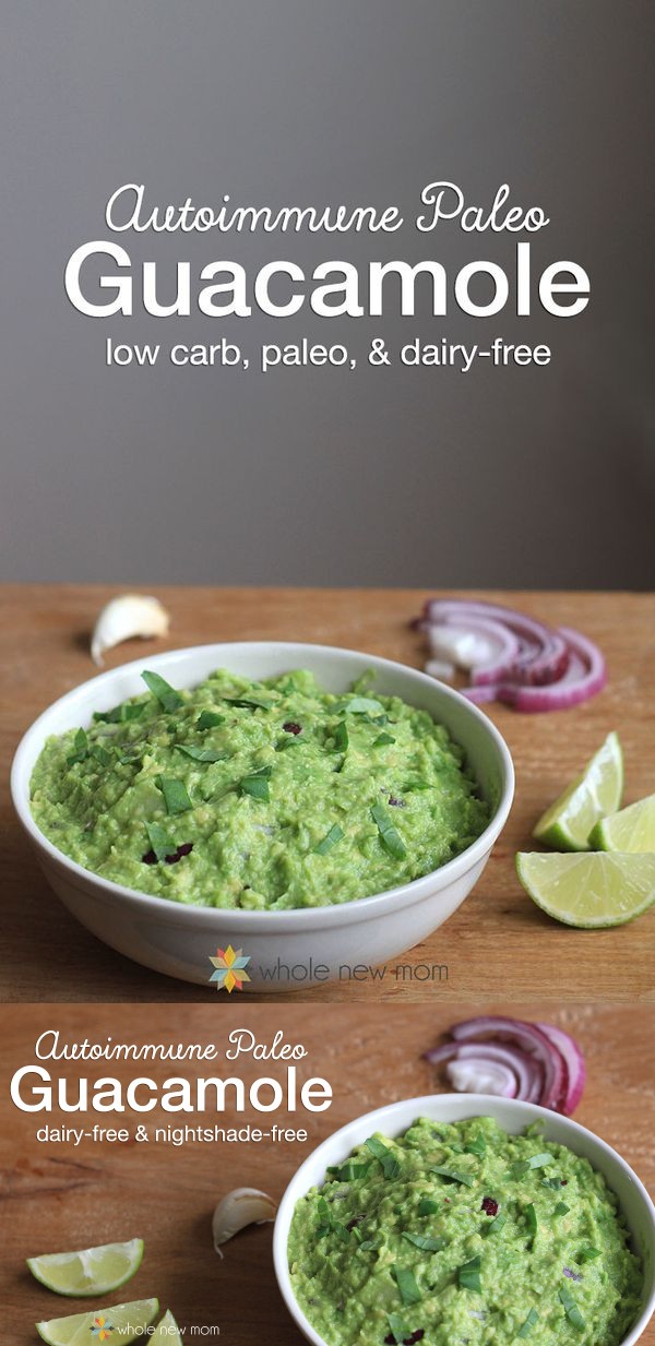 Autoimmune Paleo (AIP Guacamole - paleo, dairy-free, nightshade-free