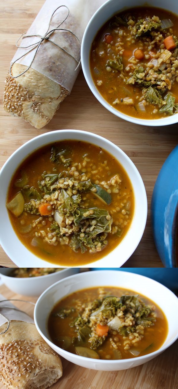 Autumn Lentil Veggie Soup