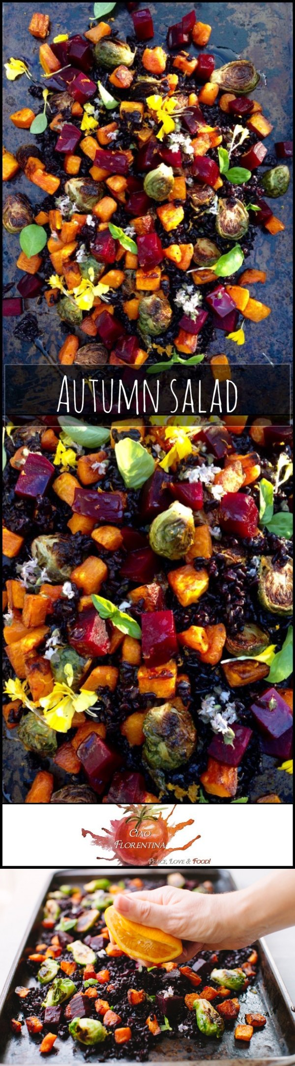 Autumn Salad with Roasted Butternut Squash