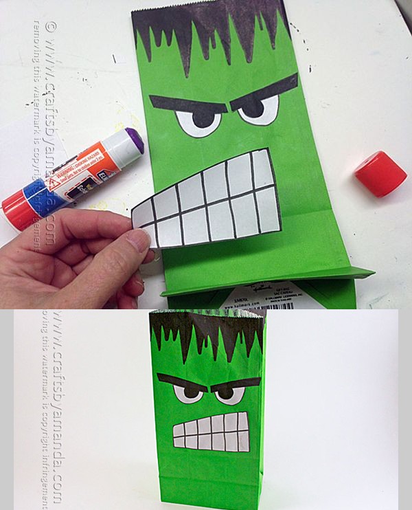 Avenger Craft: The Hulk Party Bag