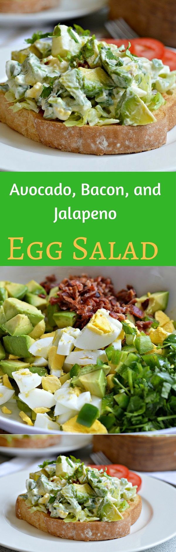 Avocado and Bacon Egg Salad