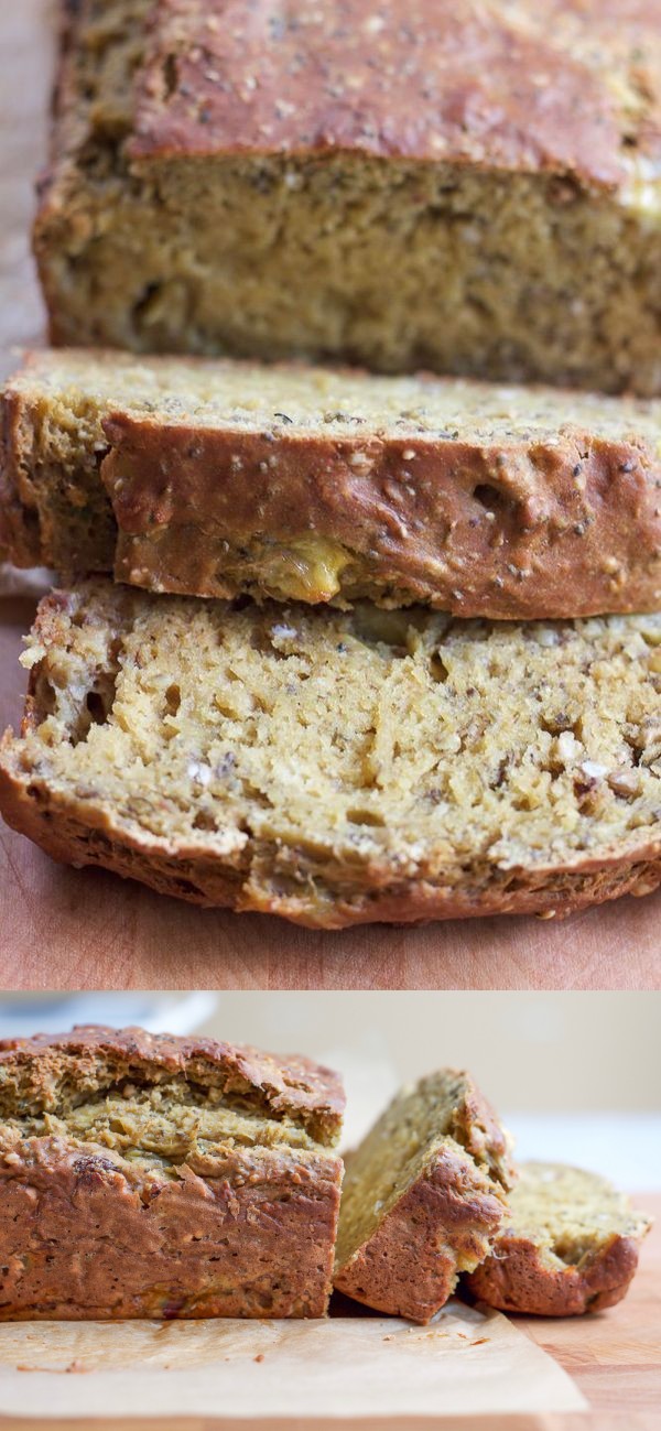 Avocado Banana Chia Bread