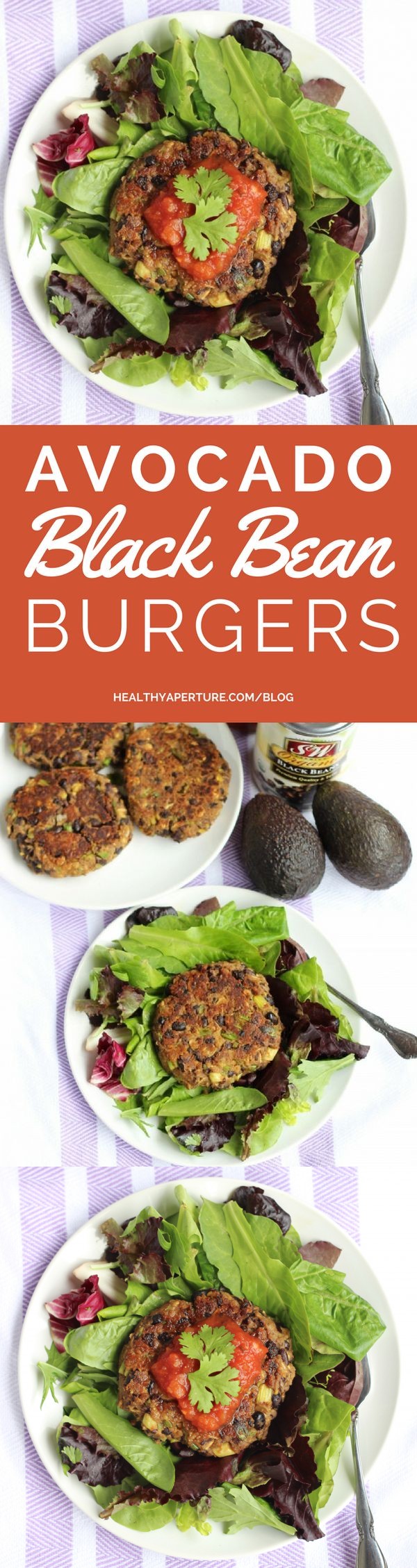 Avocado Black Bean Burgers