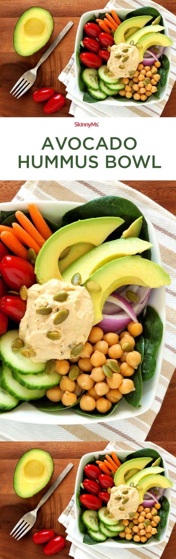 Avocado Hummus Bowl