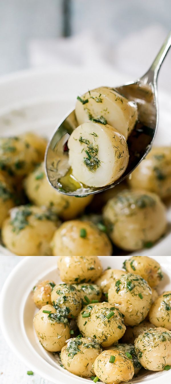 Baby Potatoes with Dill and Garlic