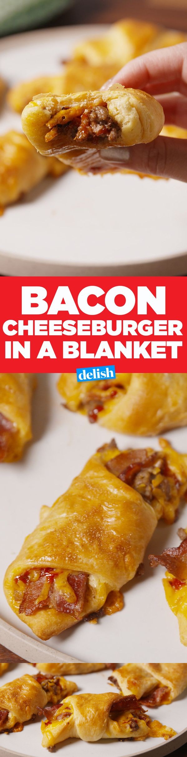 Bacon Cheeseburger In A Blanket