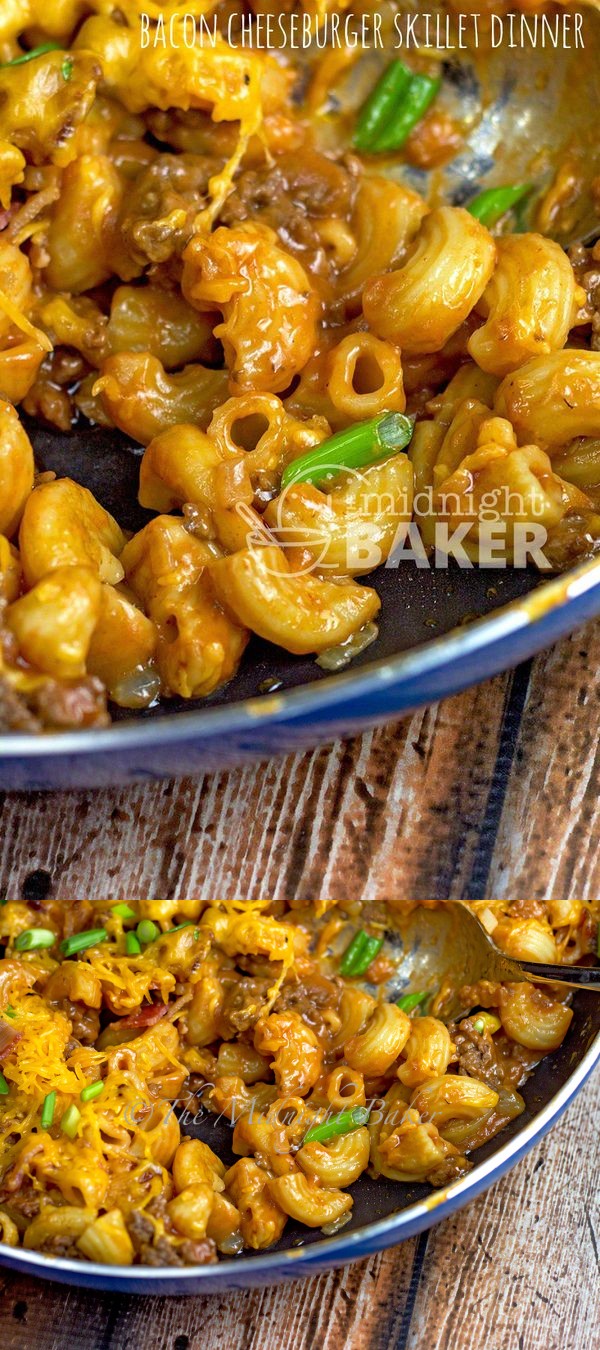 Bacon Cheeseburger Skillet Dinner