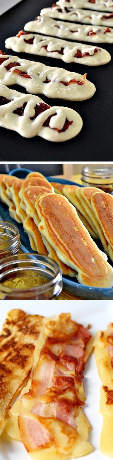 Bacon Pancake Dippers