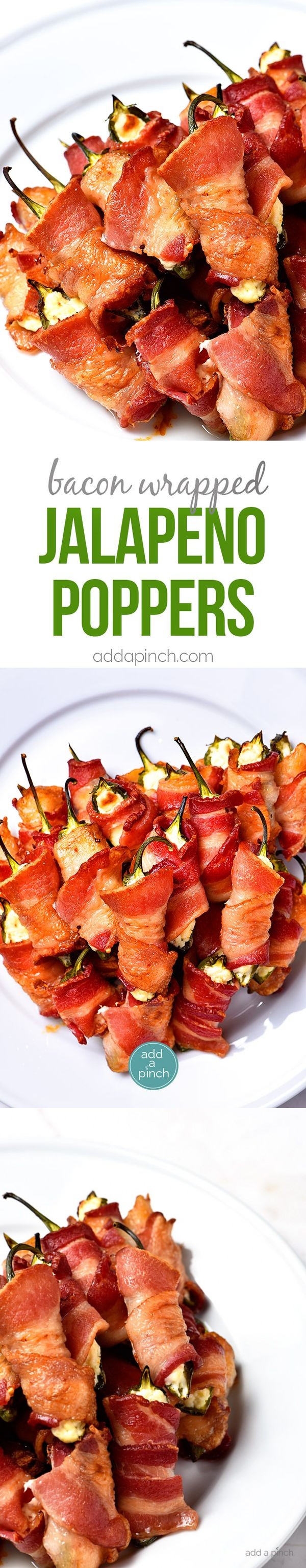 Bacon Wrapped Jalapeno Poppers