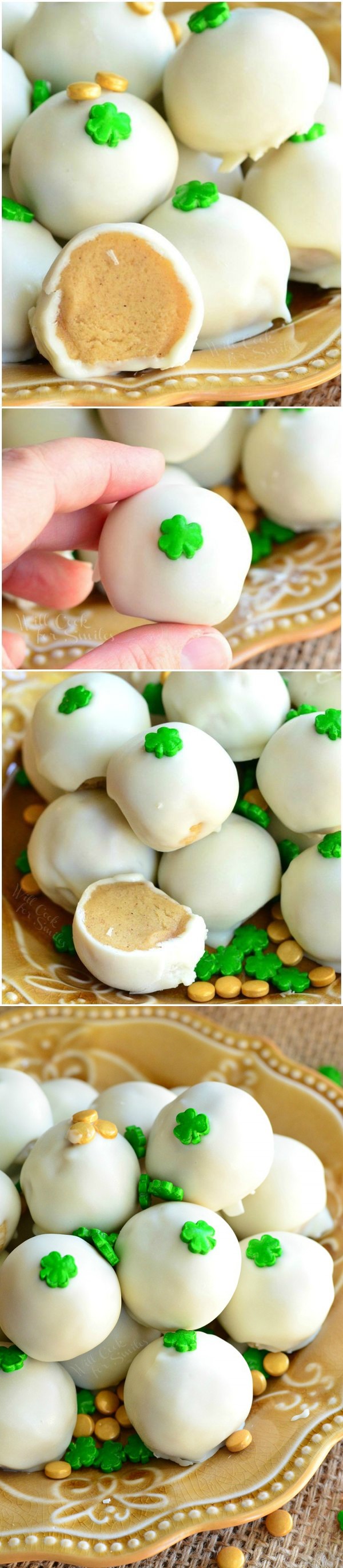 Bailey's Cookie Dough Truffles