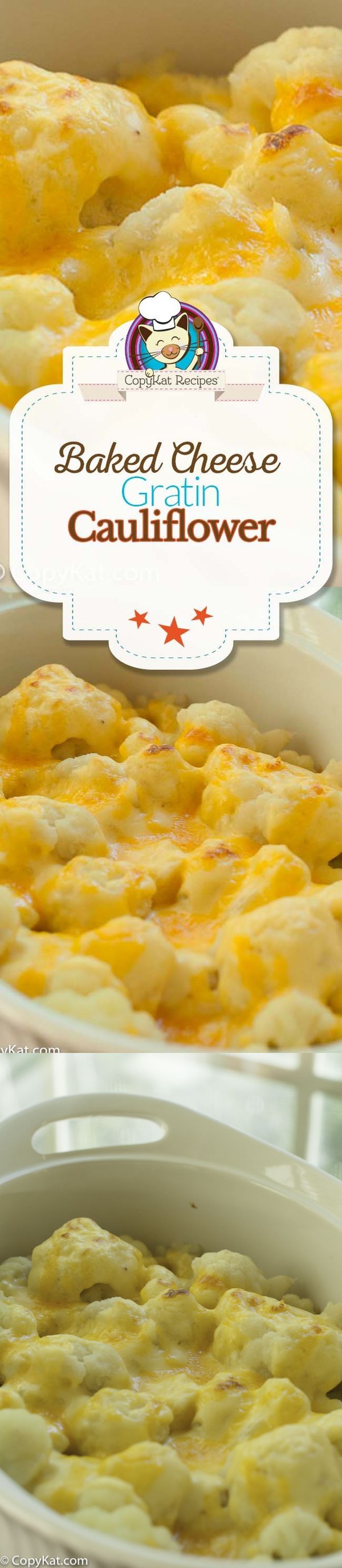 Baked Cheesy Cauliflower Bake