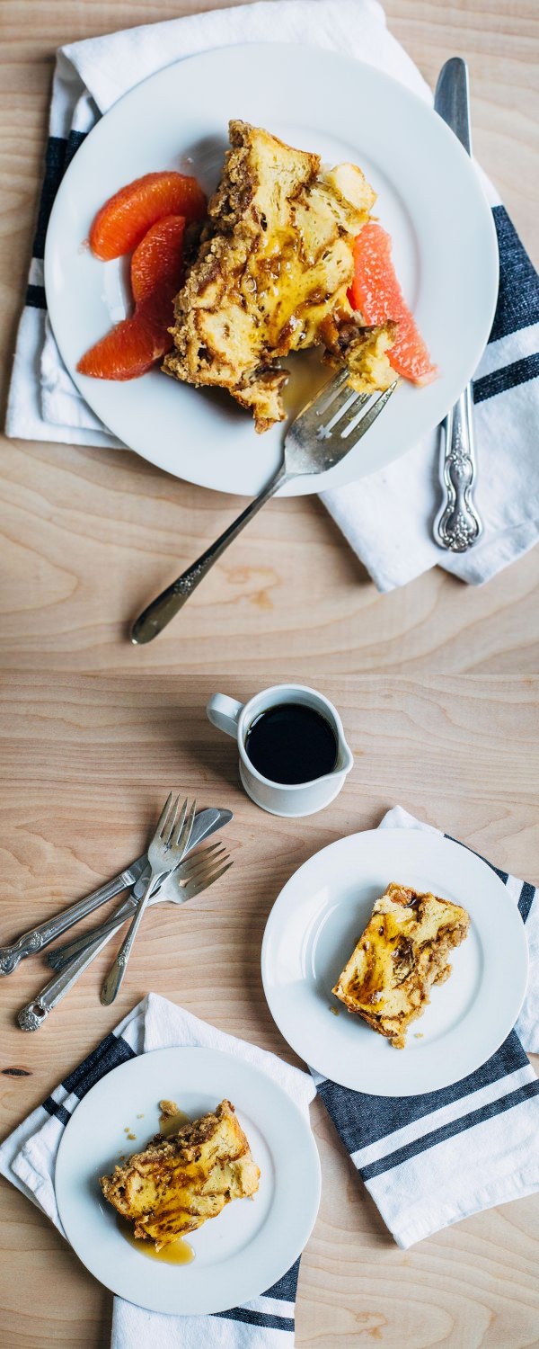 Baked Eggnog French Toast from The Gourmet Kitchen