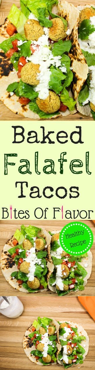 Baked Falafel Tacos