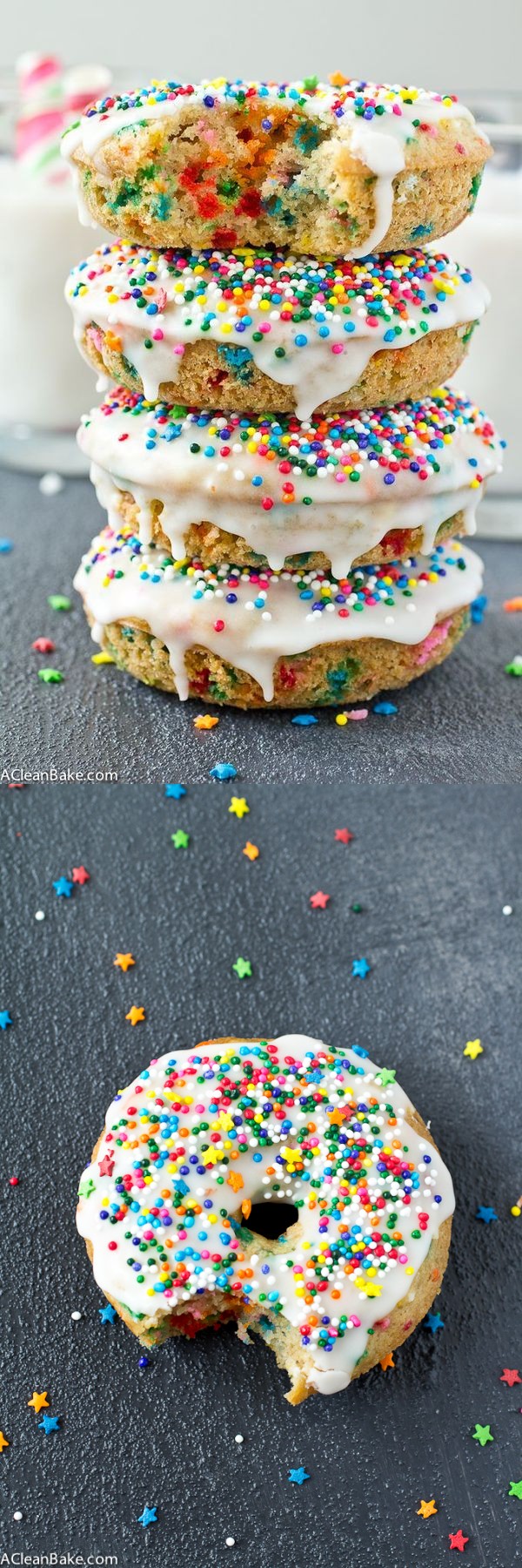 Baked Funfetti Doughnuts