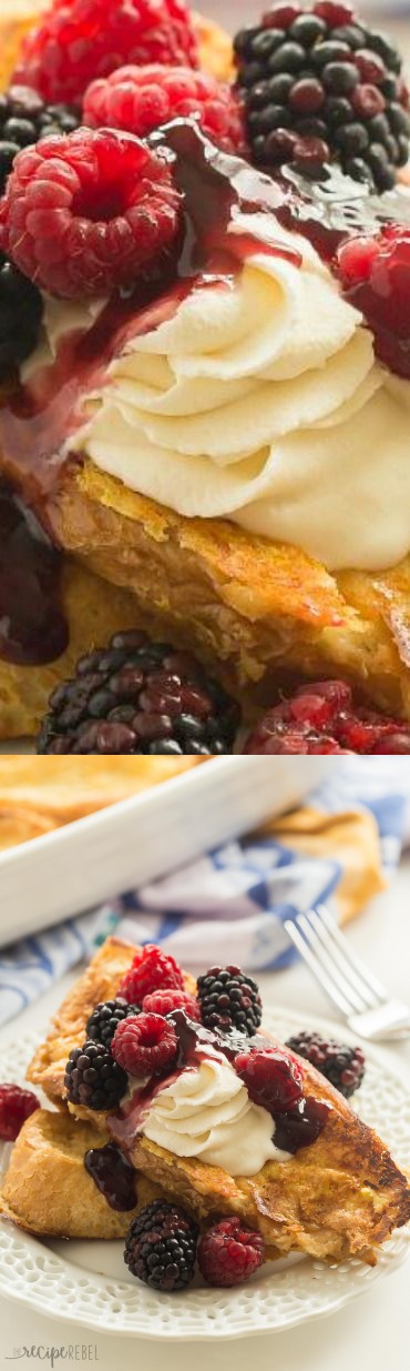 Baked Overnight Lemon French Toast