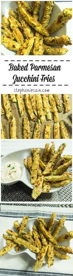 Baked Parmesan Zucchini Fries