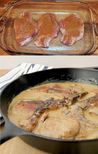 Baked Pork Chops with Cream of Mushroom Soup