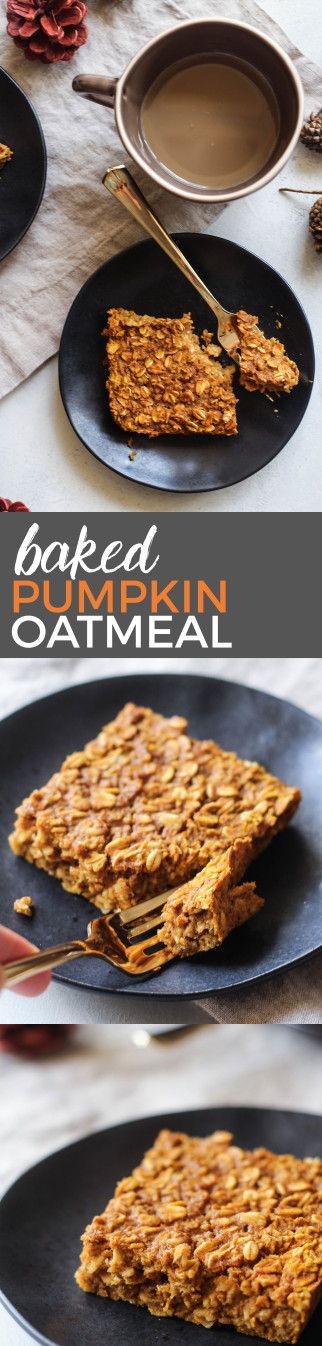 Baked Pumpkin Oatmeal