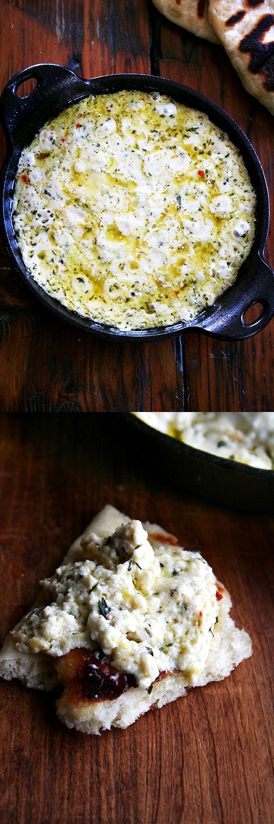 Baked Ricotta with Lemon & Thyme