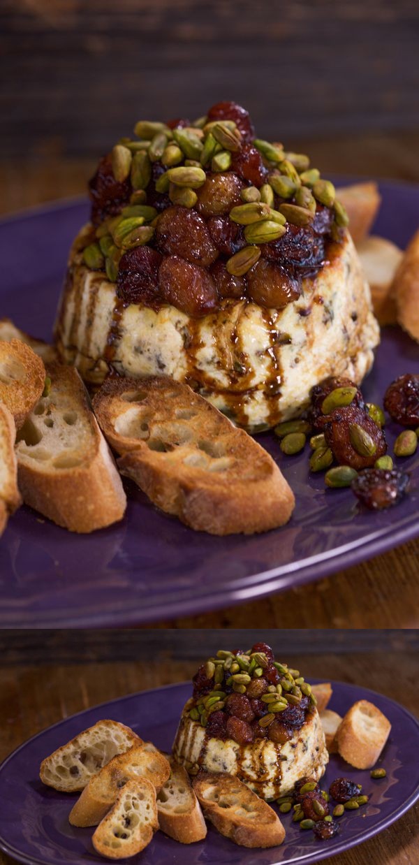 Baked Ricotta with Pistachios