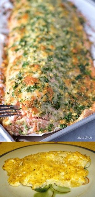 Baked Tilapia With Sour Cream Parmesan Crust