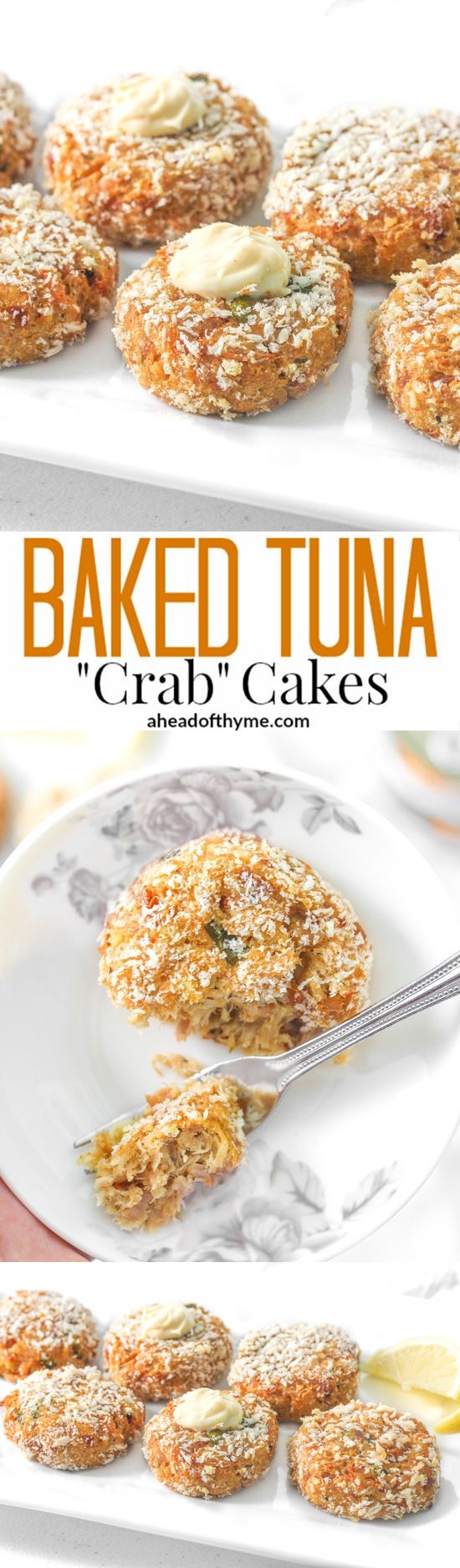 Baked Tuna “Crab” Cakes