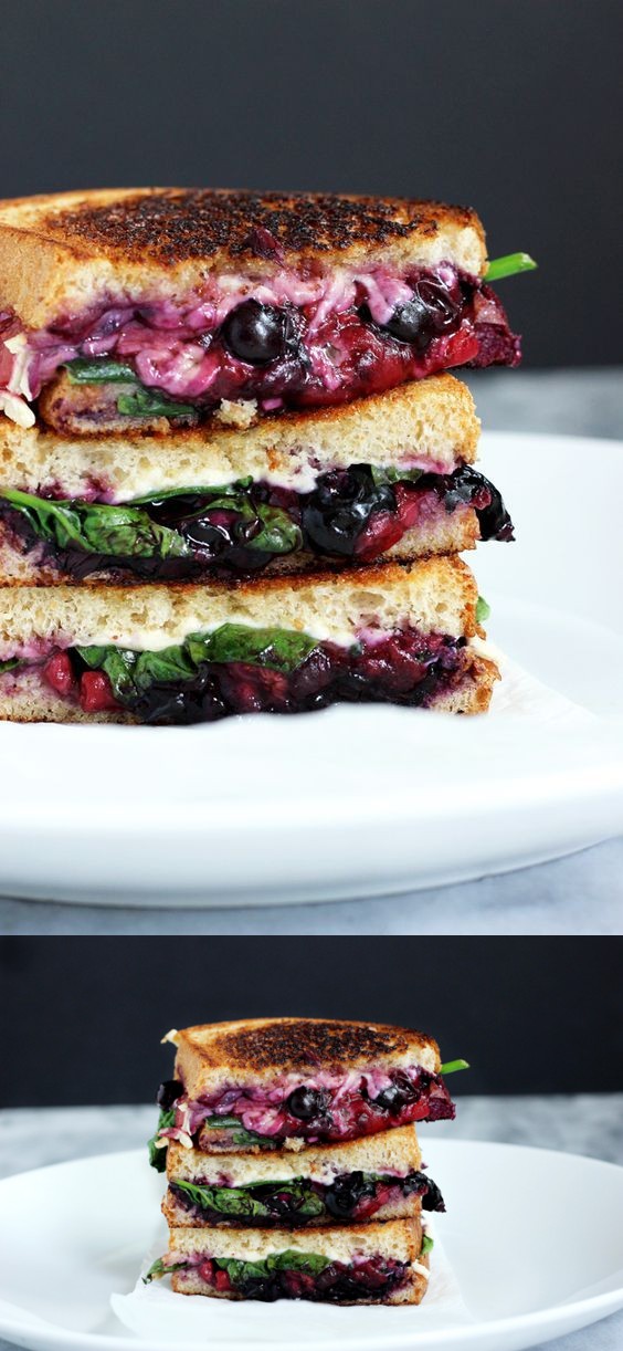 Balsamic Berry Vegan Grilled Cheese