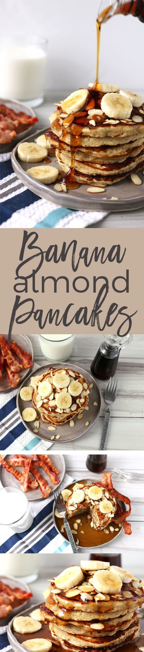 Banana Almond Pancakes