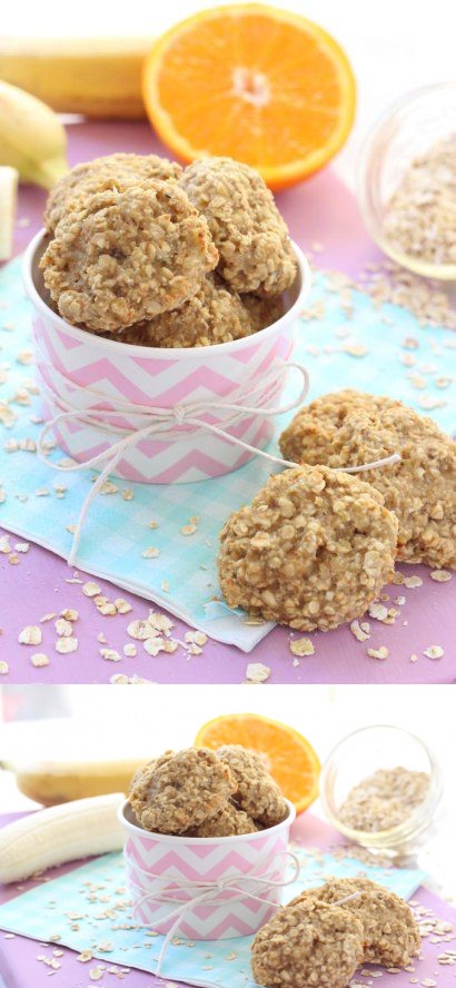 Banana & Orange Oat Toddler Bites