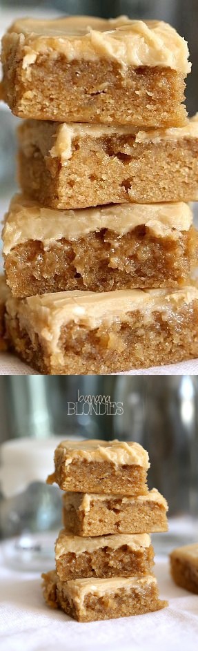 Banana Blondies