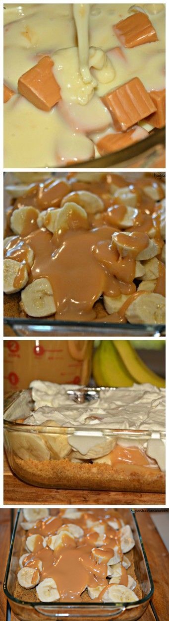 Banana Caramel Slab Pie