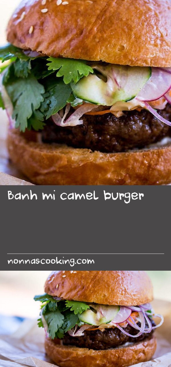 Banh mi camel burger
