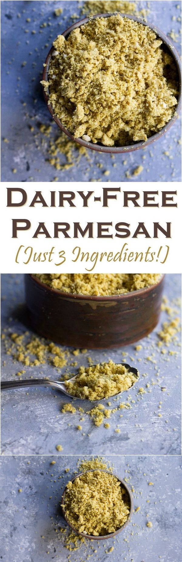 Basic Dairy-Free Parmesan (Just 3 Ingredients!