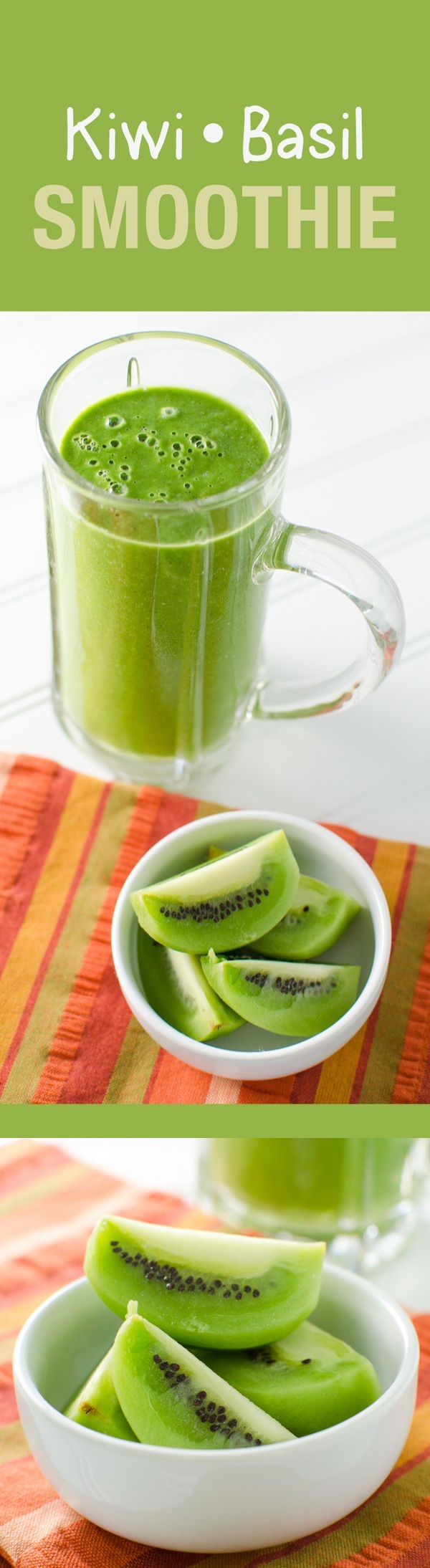 Basil Kiwi Smoothie