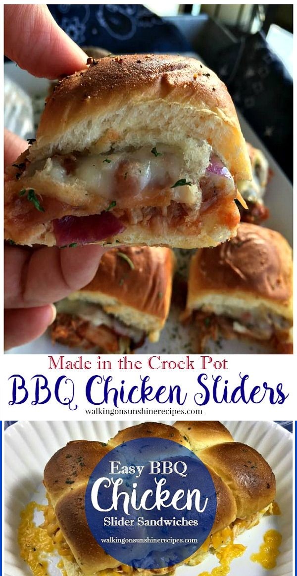 BBQ Chicken Slider Sandwiches