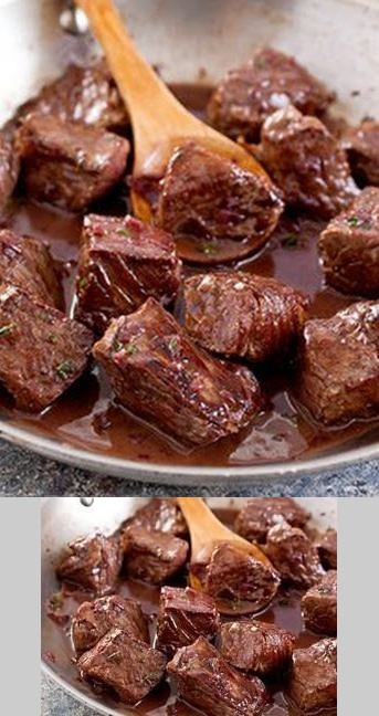 Beef Tips In Red Wine Sauce