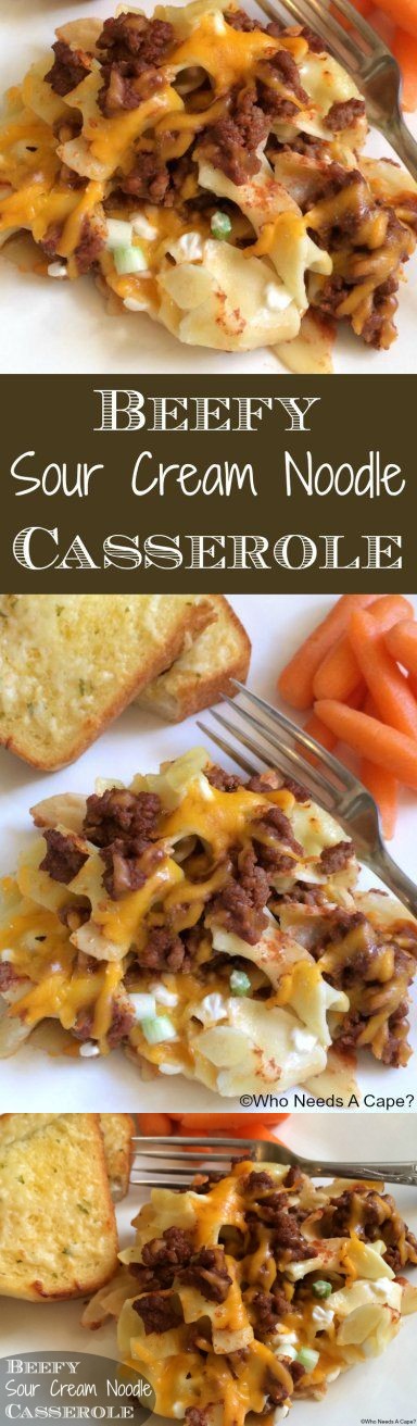 Beefy Sour Cream Noodle Casserole