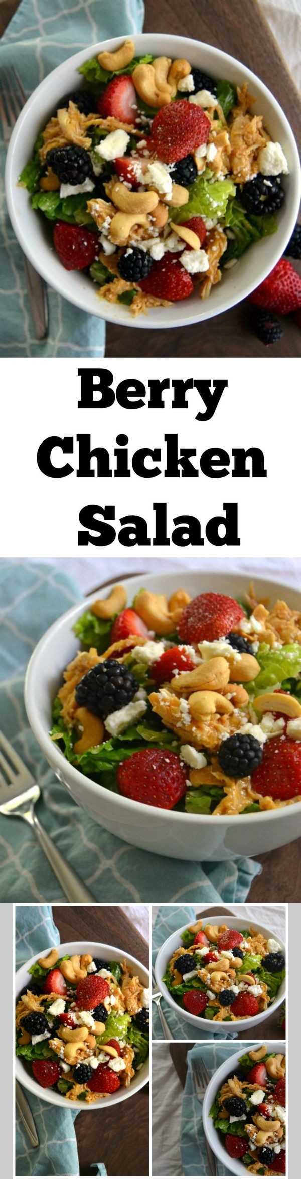 Berry Chicken Cashew Salad