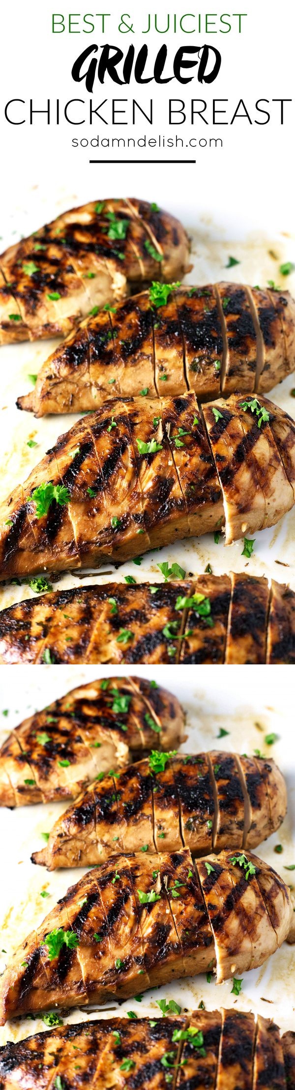 Best & Juiciest Grilled Chicken Breast