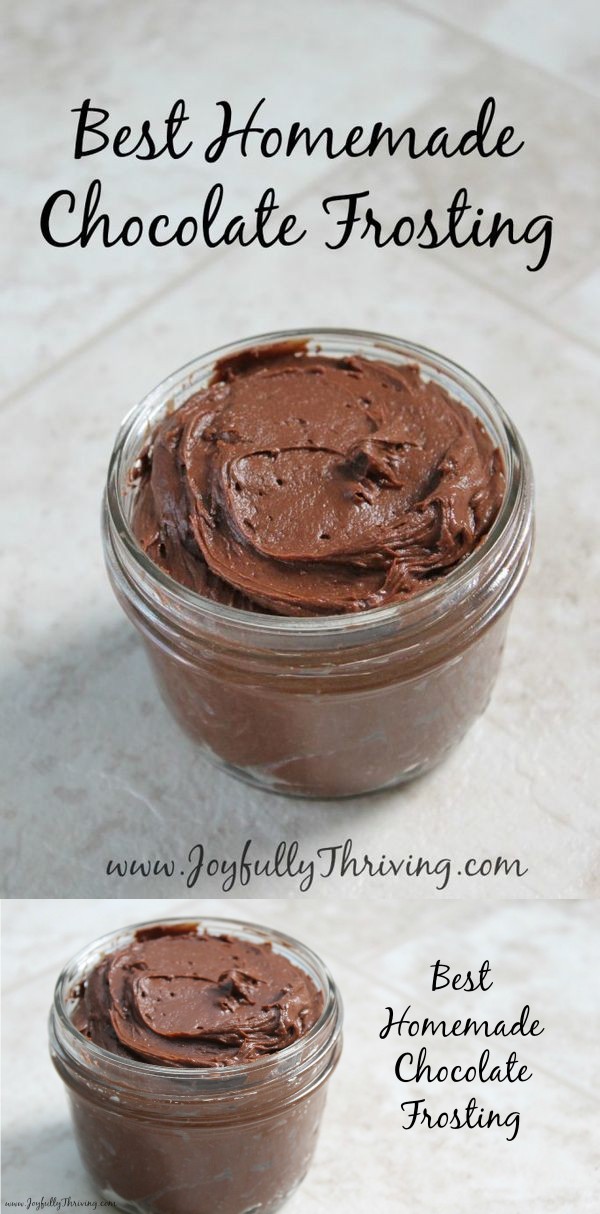 Best Homemade Chocolate Frosting