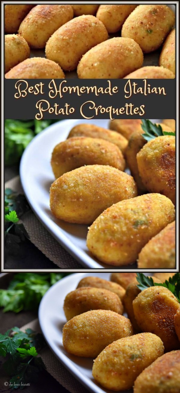 Best Homemade Italian Potato Croquettes